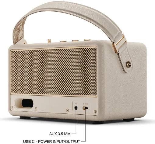 Marshall Kilburn III Portable Bluetooth Speaker, Cream