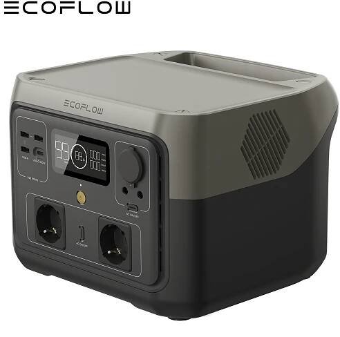 ECOFLOW Refurbished RIVER 2 MAX 512Wh Powerstation 500W Tragbare Solargenerator
