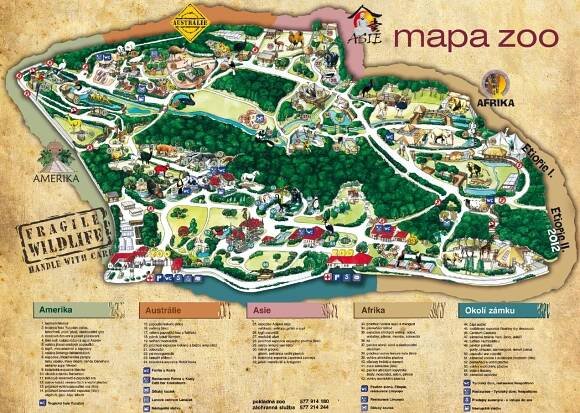 Cyklotoulky - Tury - ZOO Lešná