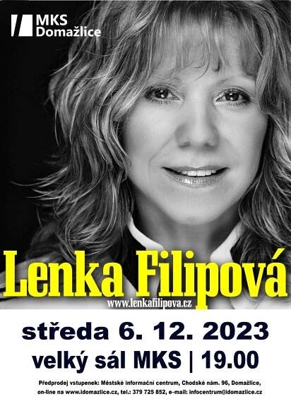 V Domažlicích zazpívají Lenka Filipová, Hlasoplet i Monika Absolonová