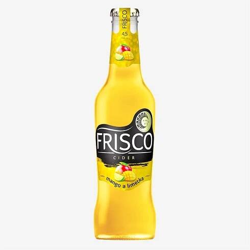 Frisco Cider mango a limetka sklo 4,5 % 330 ml