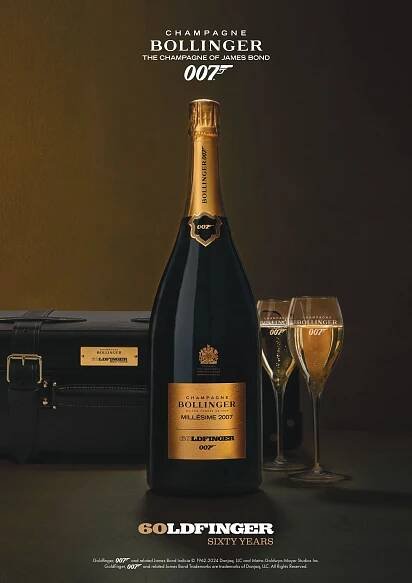 Champagne Bollinger x Goldfinger