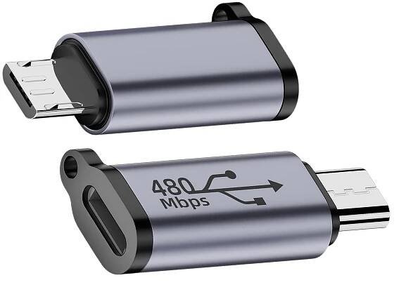 ADAPTÉR Z LIGHTNING KABELU APPLE IPHONE NA MICRO USB 18W 480Mb