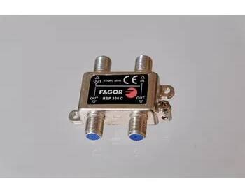 Anténní zesilovač Fagor REP-306C rozbočovač 5-1000 MHz, 3 výst. 7 dB