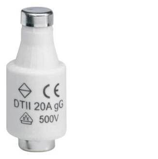 Pojistková vložka DII E27 20A 500V gG
