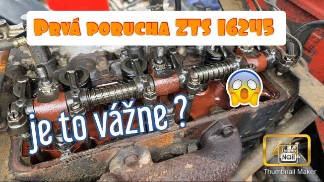 Prvá vážna porucha na Zetore ZTS 1624 Super?! Zachránil som motor?