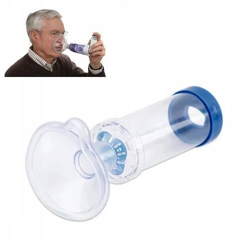 Inhalační komora, inhalátor aerochamber velká maska pro děti i dospělé