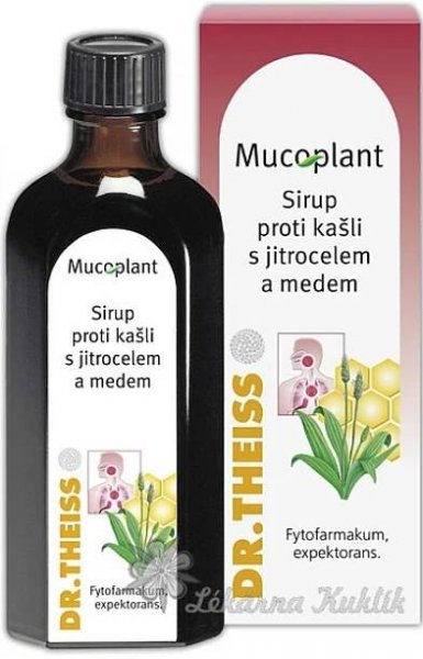 Mucoplant Sirup proti kašli jitrocel/med 100 ml od 91 Kč