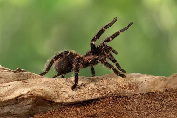 Tarantule způsobila automobilovou nehodu v kalifornském Údolí smrti