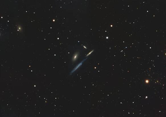 The Box (Hickson Compact Group 61, NGC 4169, NGC 4173, NGC 4174, NGC 4175)