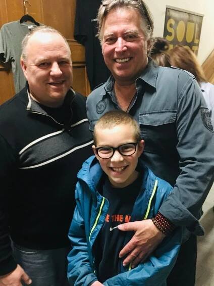 Roger Proulx and son.
