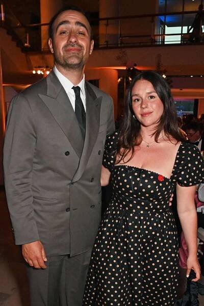 Jamie Demetriou and Clare Cole during the 2024 BAFTA Television Awards at The Royal Festival Hall on May 12, 2024 in London, England.