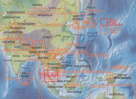 Thajsko jih & Phuket (South Thailand & Phuket) 1:750t ITM | International Travel Maps CZ