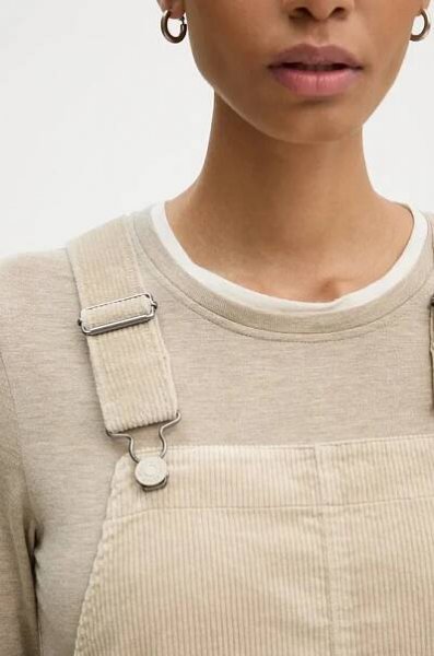 Manšestrové šaty Marc O'Polo DENIM 5000005183 béžová
