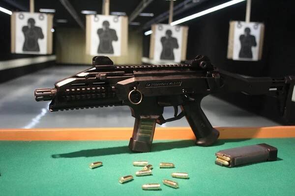 Střelnice Walzel Střelba ze SCORPION EVO3