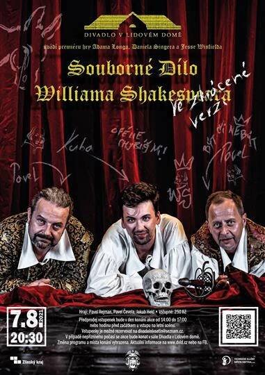 Divadlo v Lidovém domě ve Vsetíně představí souborné dílo Williama Shakespeara