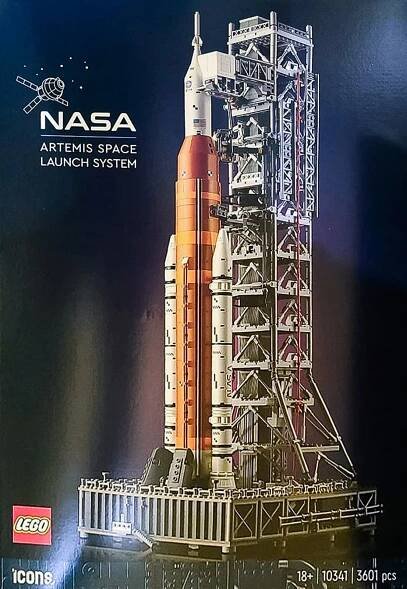 Nové LEGO ICONS: první vizuál sady 10341 NASA Artemis Space Launch System