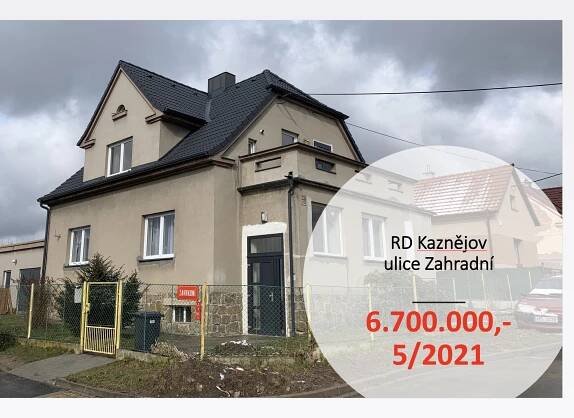 Rodinný dům - Kaznějov - 6.700.000,- Kč • Realitní makléř Pavel Brůha