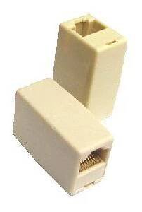 Spojka 2 x RJ45 UTP Cat5E plast