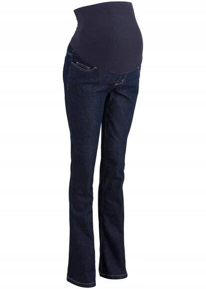 TĚHOTENSKÉ DŽÍNY SUPER-STRETCH BOOTCUT 48