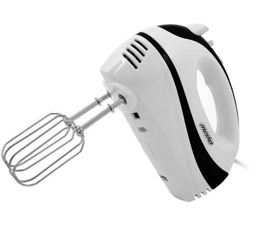 Ruční mixér Kuchyňský robot 550W 5 rychlostních stupňů Funkce TURBO Míchadla Háčky Hlavní barva bílá
