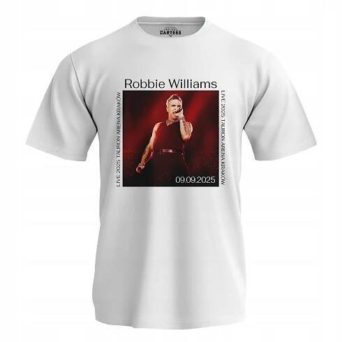 TRIČKO ROBBIE WILLIAMS ZÁŘÍ 2025 KONCERT Výstřih kulatý