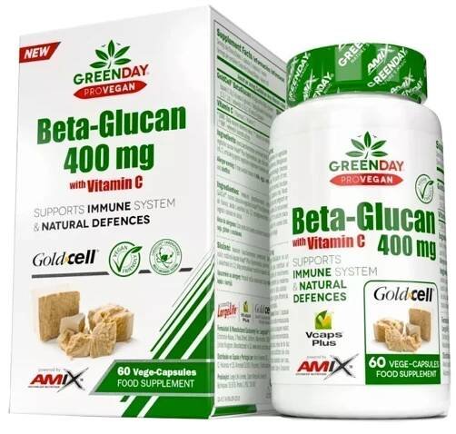 ProVegan BetaGlucan 400mg - Přírodní podpora imunity s vitamínem C