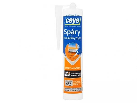 Akrylátový tmel Ceys na spáry a praskliny – 280 ml