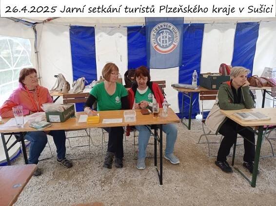 Klub českých turistů Domažlice - Jarní setkání turistů Plzeňského kraje v Sušici dne 26. 4. 2025