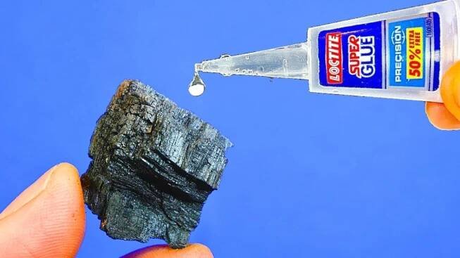 Mix Charcoal Powder and Super Glue. You'll be Surprised!!