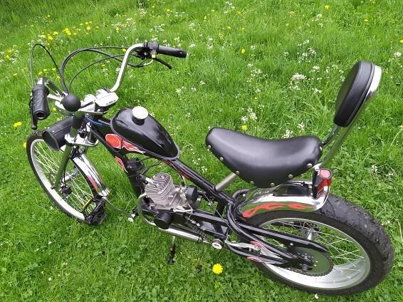 Motorové kolo Sunway Chopper bylo zakoupeno z nabídky prodejců motorových kol v ČR za cenu 15 990 Kč. Na kole dodatečně