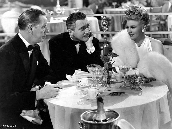 Week-End at the Waldorf - Z filmu - Leon Ames, Ginger Rogers