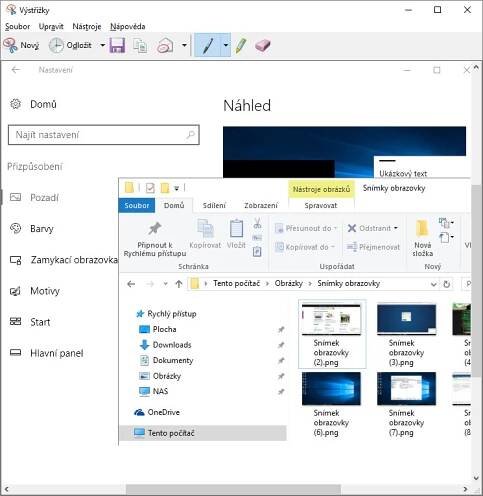 Jak udělat screenshot (printscreen) ve Windows 10