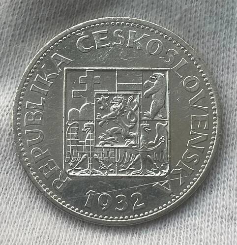 Stříbrná mince 10 Kč Desetikoruna - 1932 stříbro pěkný STAV | Aukro
