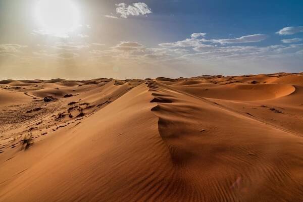 písečné duny v poušti sahara - maroko - sahar - stock snímky, obrázky a fotky