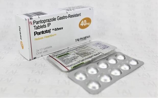 Pantoprazole Gastroresistant Tablets 40mg manufacturer {Taj Pharma}