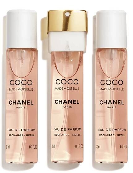 CHANEL COCO MADEMOISELLE TWIST AND SPRAY SADA NÁPLNÍ – EAU DE PARFUM  - Ženy