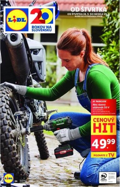 lidl - Lidl - Spotrebný tovar leták platný od 23.09. - 29.09. - page: 15