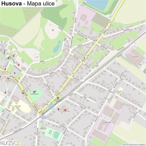 Husova - mapy | Kurzy.cz