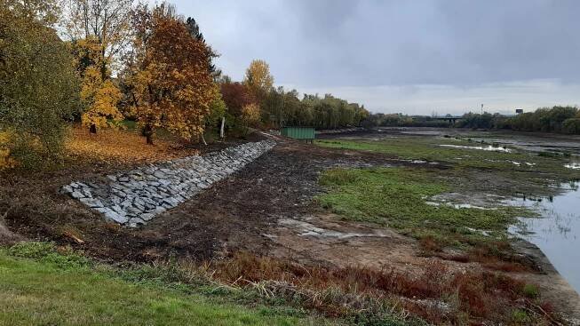 FOTO: Retenční nádrž Jiviny se poprvé od svého vzniku dočkala obnovy. Ta stála 21 milionů
