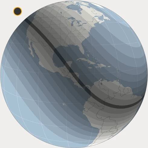 Solar Eclipse Map: Tracking the Annular ‘Ring of Fire’ - The New York Times