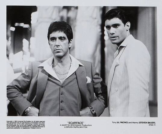 Al Pacino, Steven Bauer - Zjizvená tvář - Fotosky