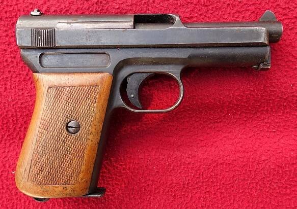 Pistole Mauser 1910/14 z výzbroje německé císařské armády - Sběratelské zbraně