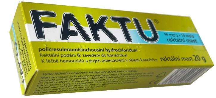 Faktu rektální mast 20 g
