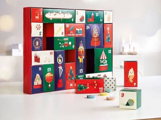 Kreativní sada na výrobu adventního kalendáře