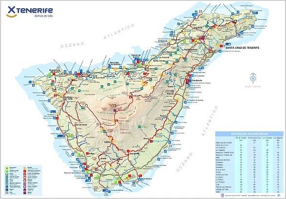 Kanárské ostrovy: Mapa🗺️: Kde leží Kanárské ostrovy na mapě?