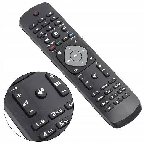 UNIVERZÁLNÍ DÁLKOVÝ OVLADAČ PRO PHILIPS SMART TV Kód výrobce XD01349