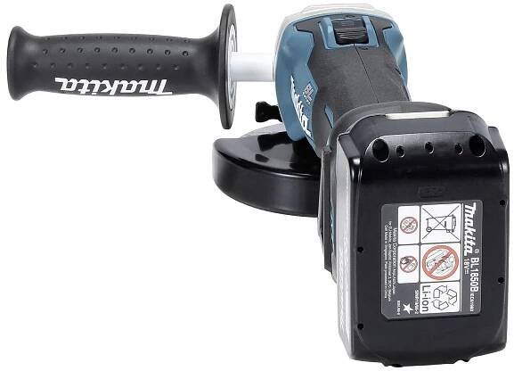 Makita DGA511RTJ DGA511RTJ Akumulátorová úhlová bruska 125 mm, vč. 2x aku, vč. nabíječky, kufřík, 18 V, 5 Ah