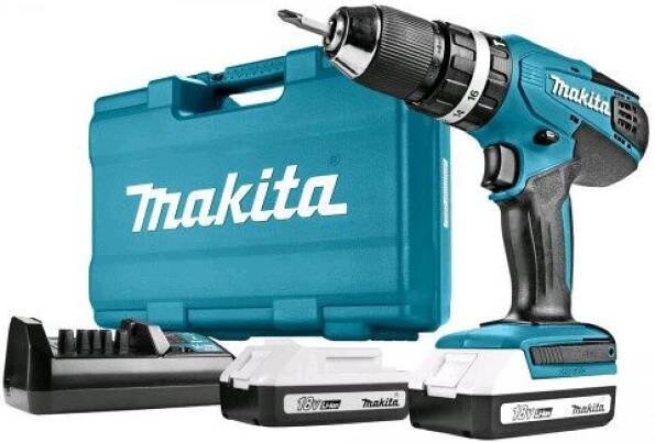 Makita HP457DWE10 18V 2x1,3Ah + příslušenství