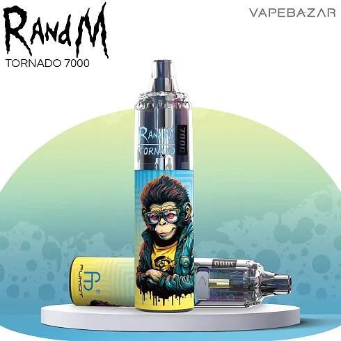 Random RandM Vape Tornado 7000er - Leer Gerät, Tornado 7000 Random